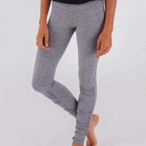Ivivva by Lululemon Dance Studio Ruched Gray Leggings